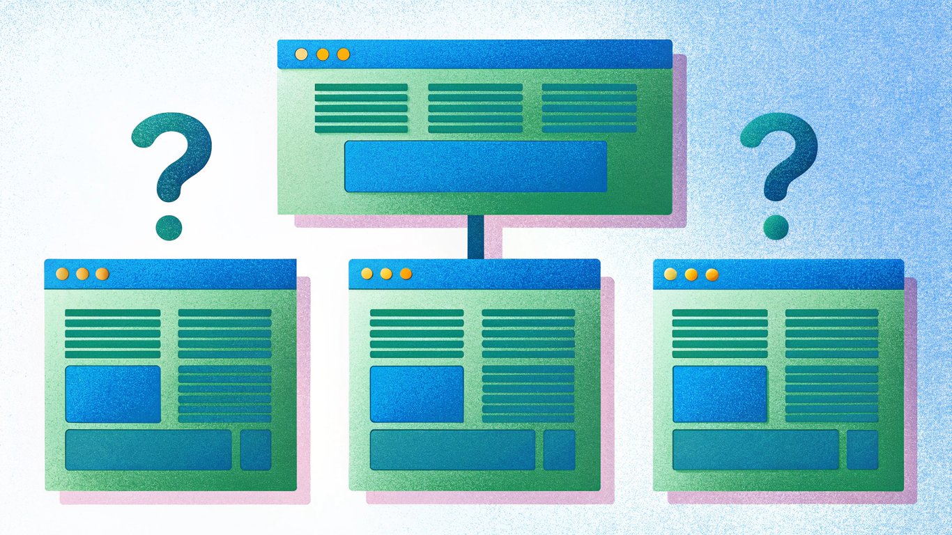 Diagram showing well-structured content with clear headings and a question-answer format for AI comprehension.