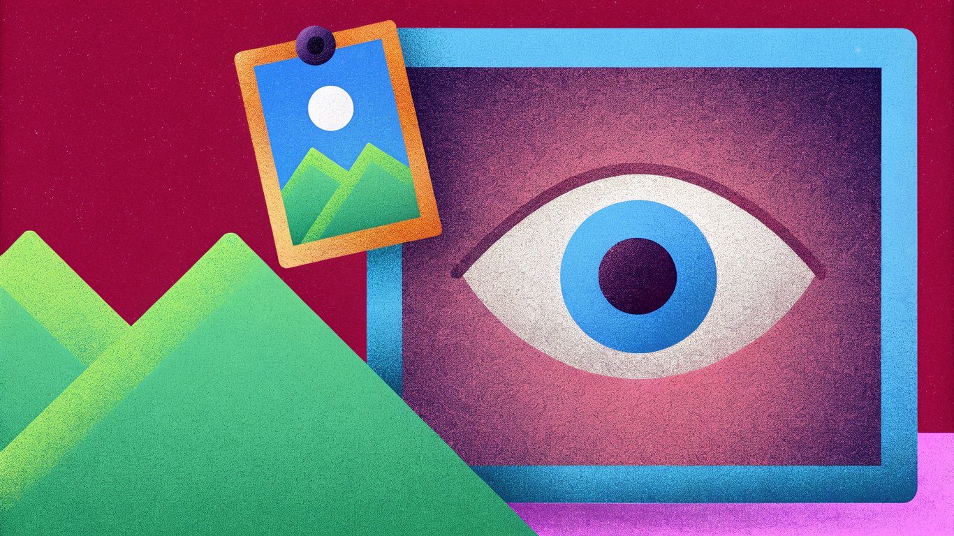 An AI system interpreting an image through its alt text, highlighting multimodal understanding.