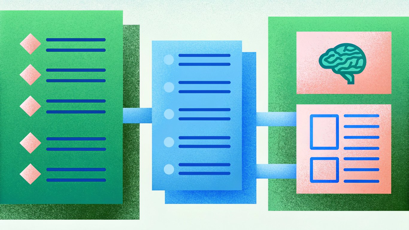 Structured content elements like lists and tables being easily parsed by an AI system.