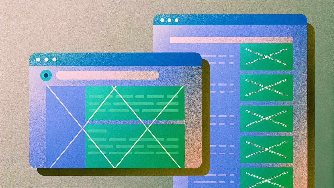 Illustration of a webpage with visible schema markup code overlaying content, demonstrating how structured data defines elements for AI.
