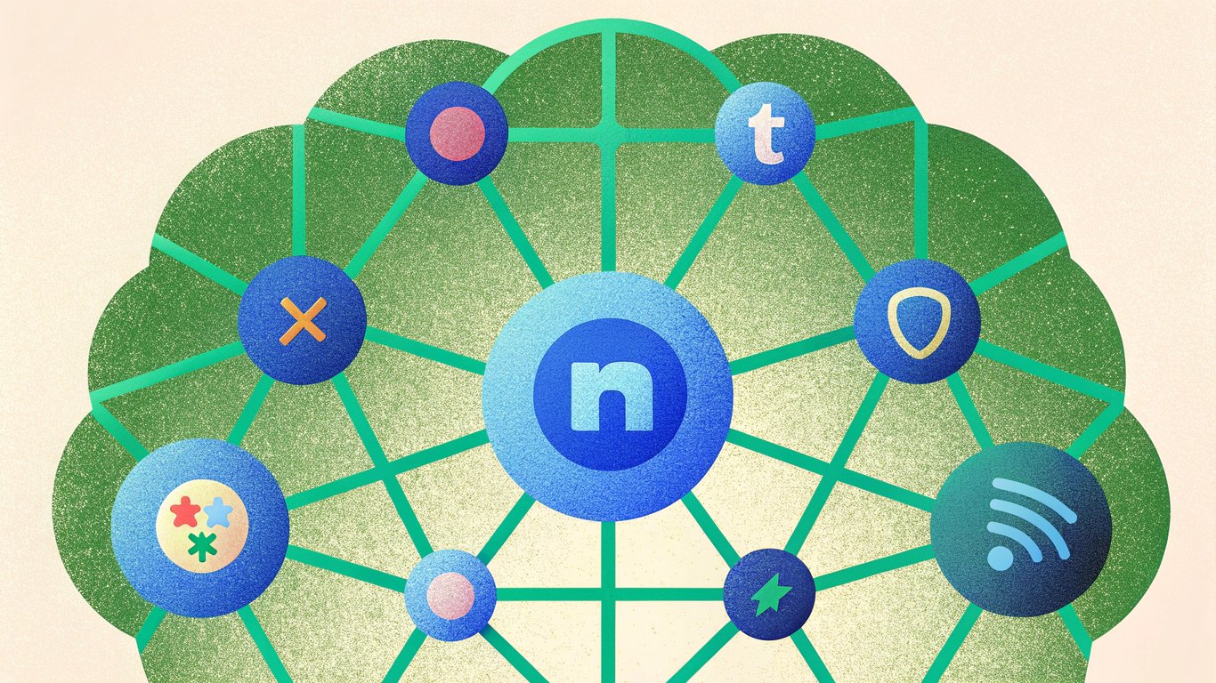 An AI system's internal process highlighting a specific brand logo, representing AI brand recognition.