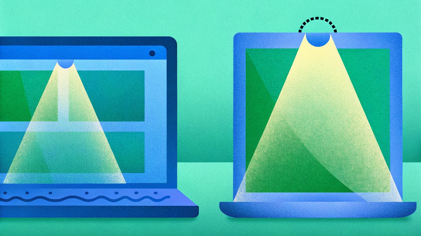 A glowing brand logo next to a fading, almost invisible brand logo, symbolizing the widening gap between AI-visible and AI-invisible businesses.