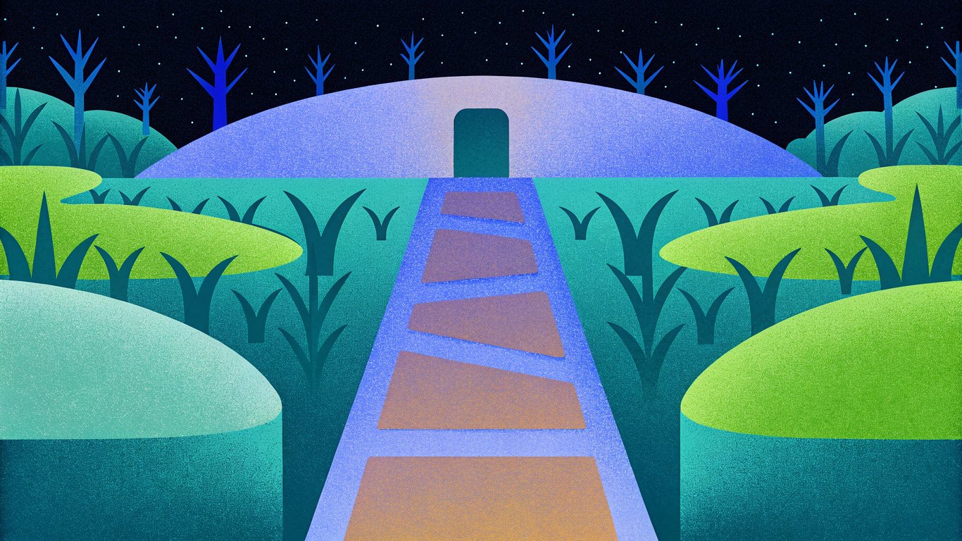 Illustration depicting the decline of traditional SEO search paths as new, direct AI search routes become dominant.